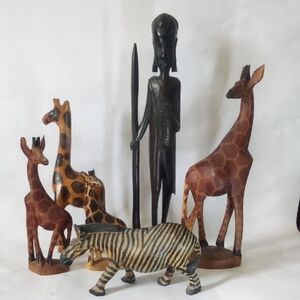 African Artisans Handcrafted Wood Collection From Kenya, Zimbabwe & Mali